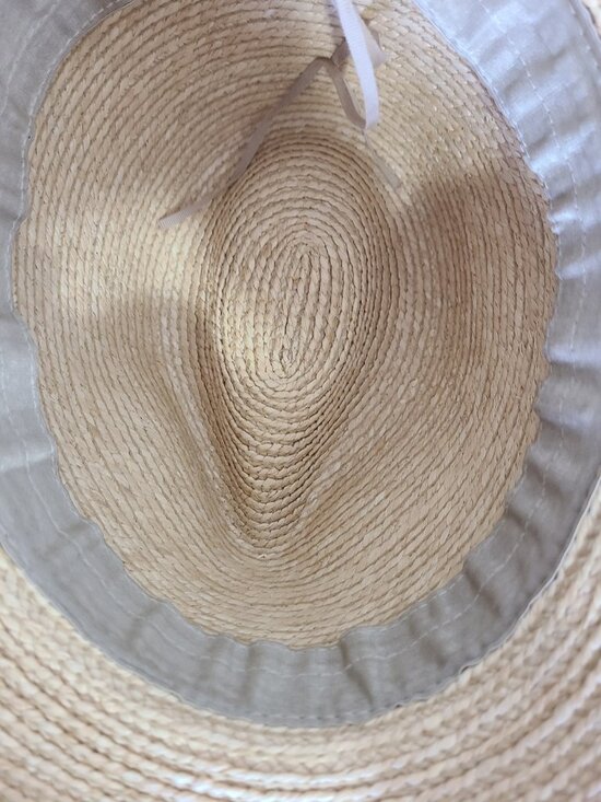 Helen Kaminski Avara Natural Fedora Hat Raffia One size Adjustable